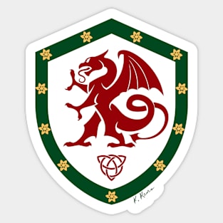 Wales Crest Sticker